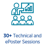 30+ technical and e poster sessions