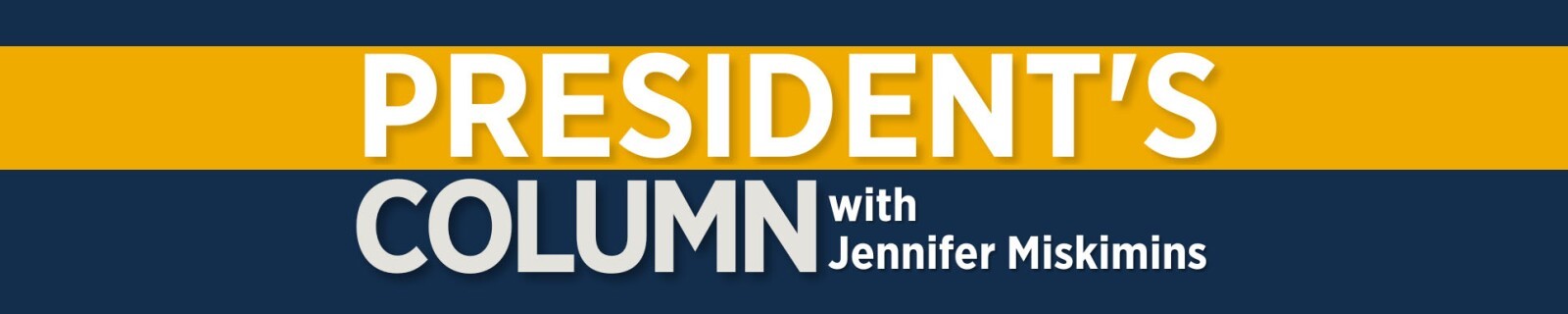 President's Column Graphic