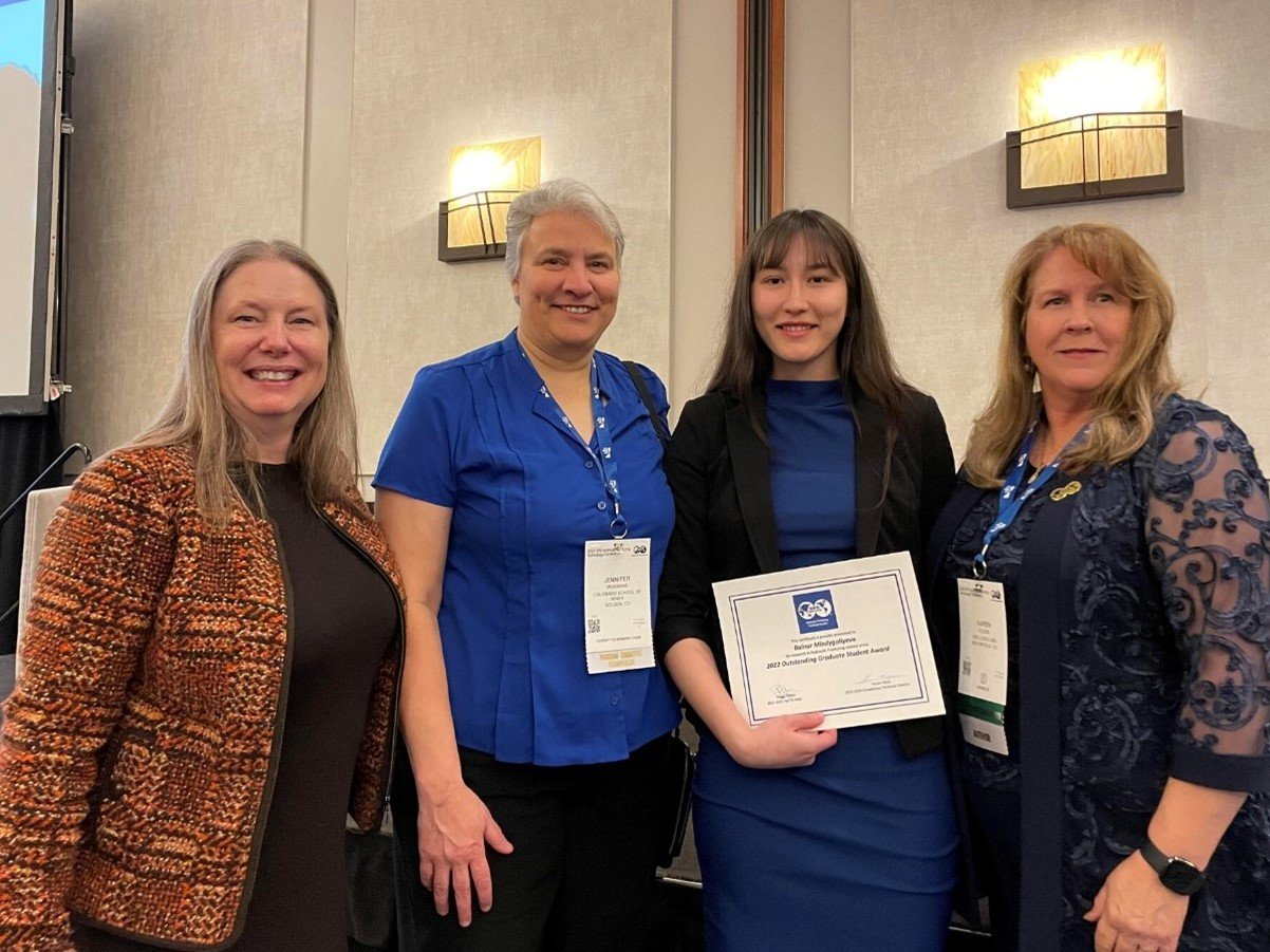 2022 Outstanding Graduate Student Award from the SPE Hydraulic Fracturing Technical Section