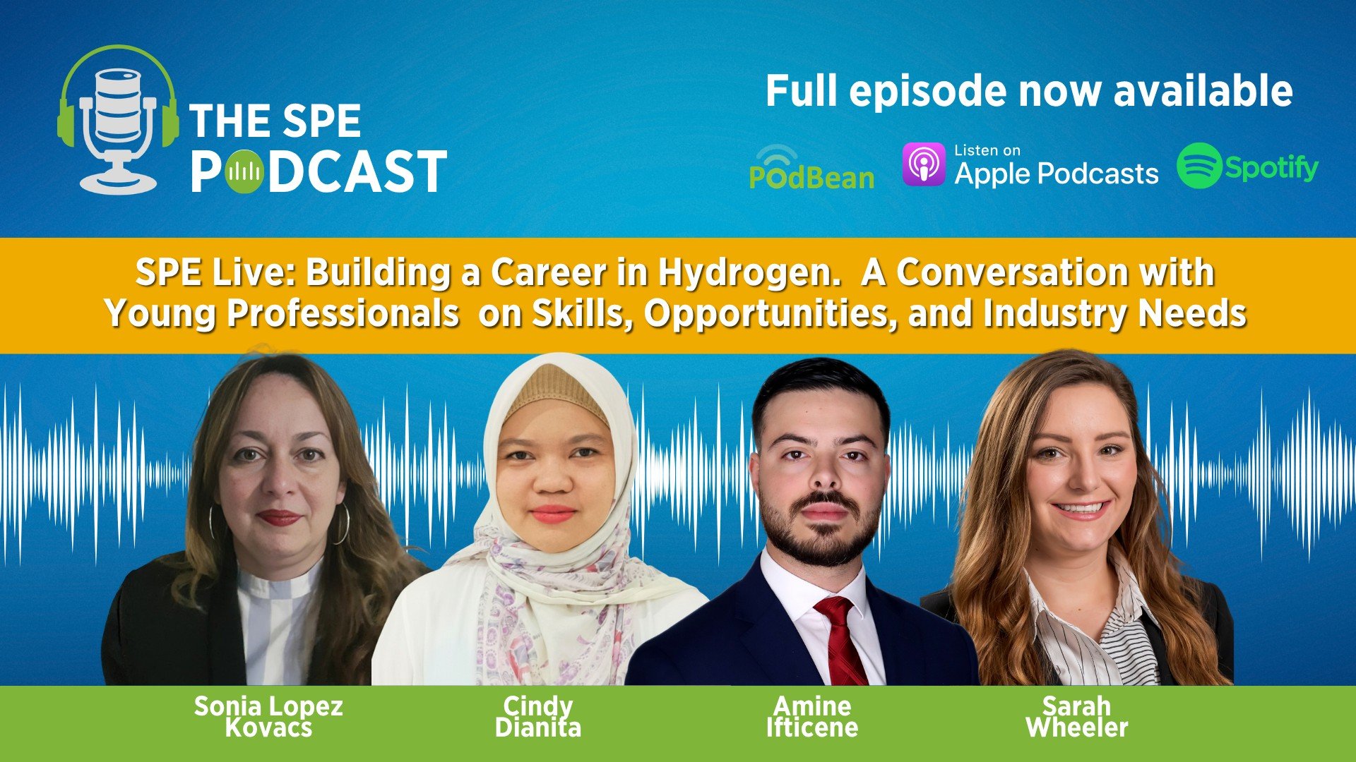 SPE Live Podcast: Building a Career in Hydrogen