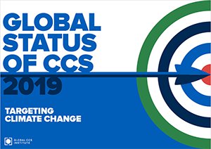 Cover of CCS Institue Report on Global CCS 2019