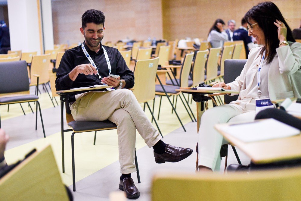 SPE Europe region member and Mariella Leporini, SPE Italy