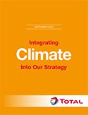Cover of Total Corp Report on Integrating Climate into OurStrategy