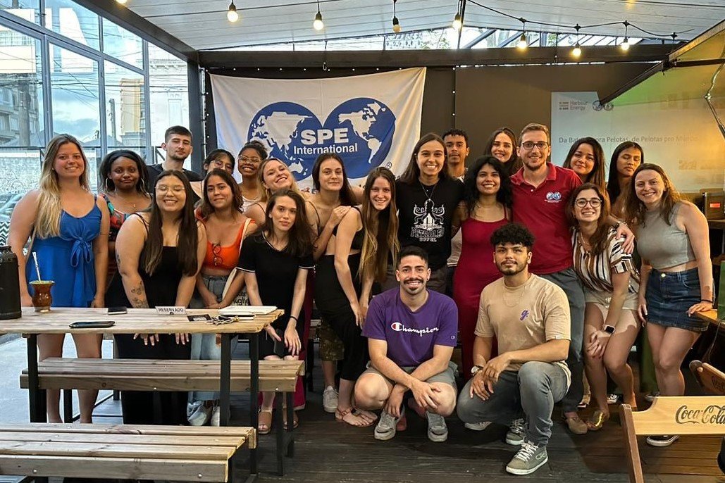 Natan Battisti at an ALP event with UFPel