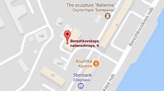 map to Moscow office