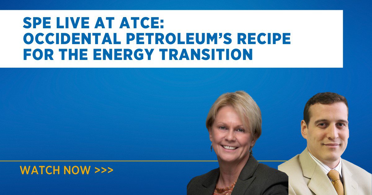 SPE Live at ATCE: Occidental Petroleum’s Recipe for the Energy Transition
