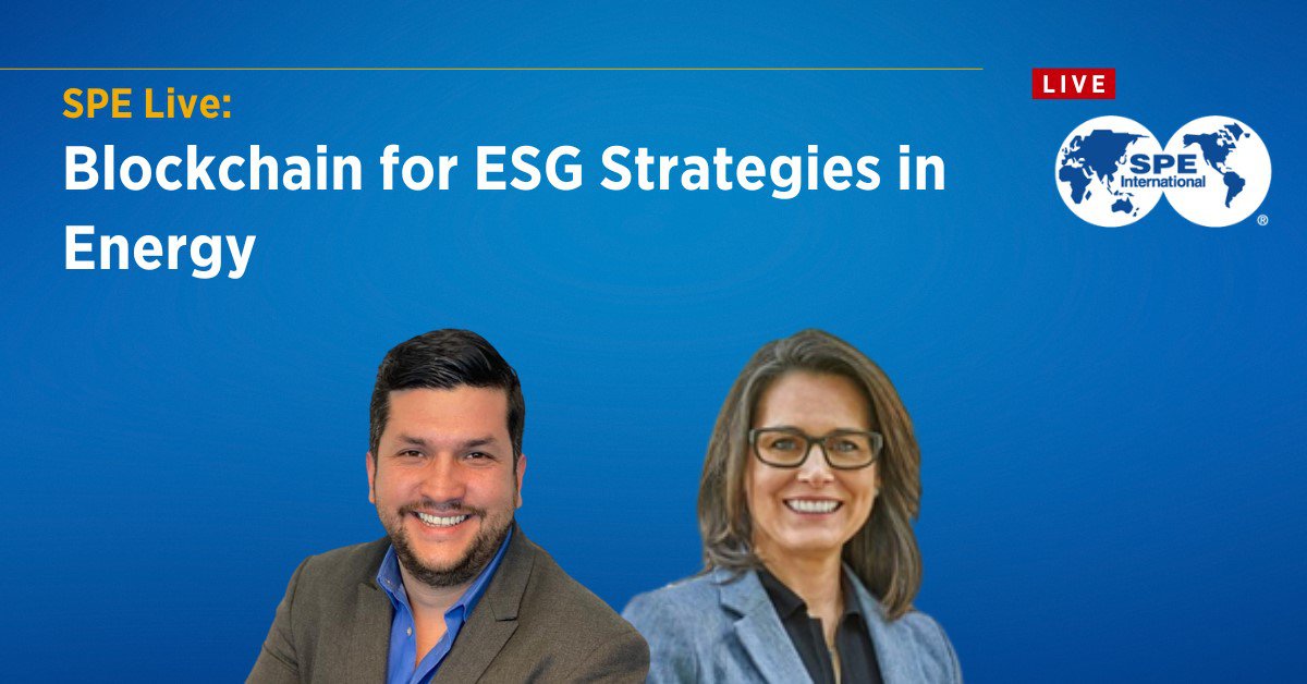 SPE Live: Blockchain for ESG Strategies in Energy