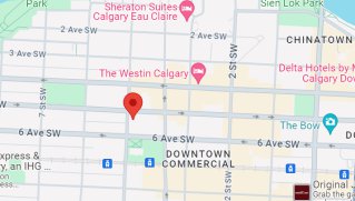 map to Calgary office